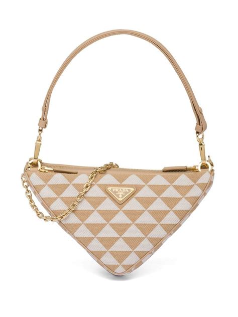 prada logo triangle ebay|designer bag with triangle logo.